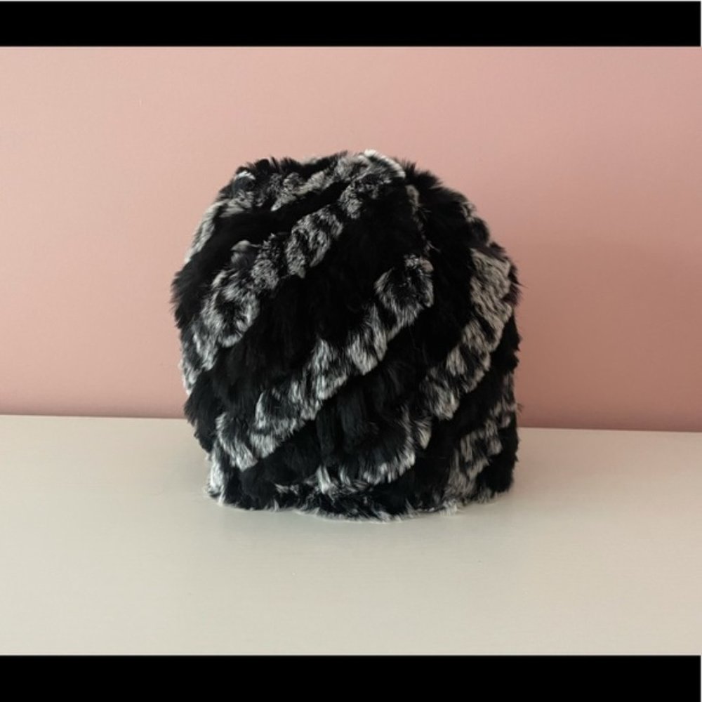100% Real Rabbit Fur Hat - Picture 3 of 11